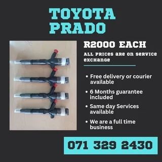 Toyota Prado Diesel Injectors For Sale With Warranty