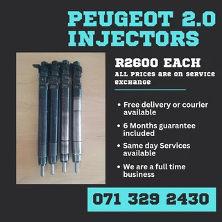 Peugeot 2.0 Diesel Injectors For Sale With Warranty