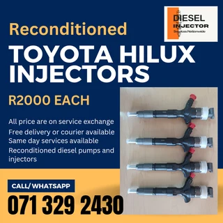 Toyota Hilux Diesel Injectors For Sale With Warranty