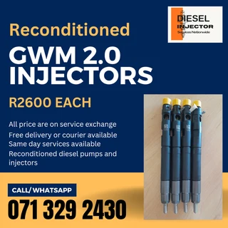 Gwm 2.0 Injectors For Sale With Warranty