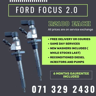 Ford Focus 2.0 Diesel Injectors For Sale With Warranty