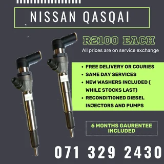 Nissan Qasqai Injectors For Sale With Warranty