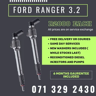 Ford Ranger 3.2 Injectors For Sale With Warranty