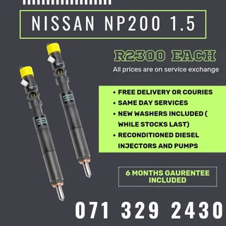 Nissan Np200 1.5 Diesel Injectors For Sale With Warranty