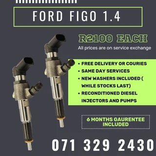 Ford Figo 1.4 Injectors For Sale With Warranty
