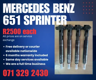 Mercedes Benz Sprinter 651 Diesel Injectors For Sale With Warranty