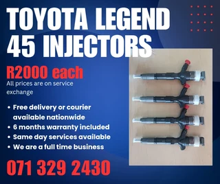 Toyota Legend 45 Diesel Injectors For Sale With Warranty