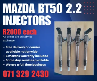 Mazda Bt50 2.2 Diesel Injectors For Sale With Warranty
