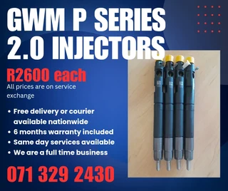 Gwm P Series 2.0 Injectors For Sale With Warranty