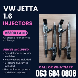 Vw Jetta 1.6 Diesel Injectors For Sale With Warranty