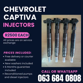 Chevrolet Captiva Diesel Injectors For Sale With Warranty