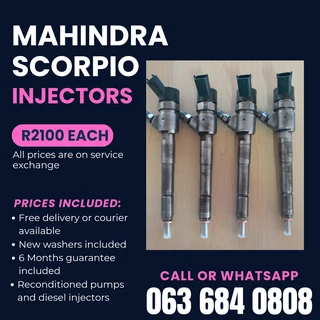 Mahindra Scorpio Diesel Injectors For Sale With Warranty