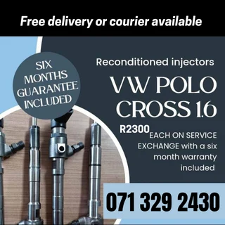 Vw Cross Polo 1.6 Injectors For Sale With Warranty