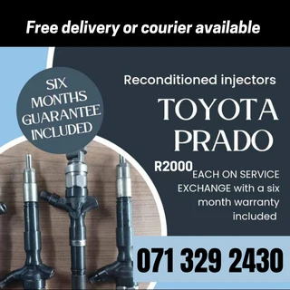 Toyota Prado/ Hilux Diesel Injectors For Sale With Warranty