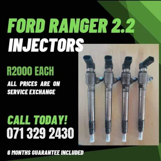 Ford Ranger 2.2 Diesel Injectors For Sale With Warranty