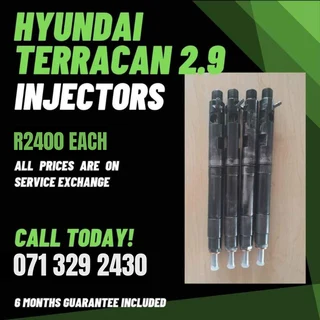 Hyundai Terrecan 2.9 Injectors For Sale With Wsrranty