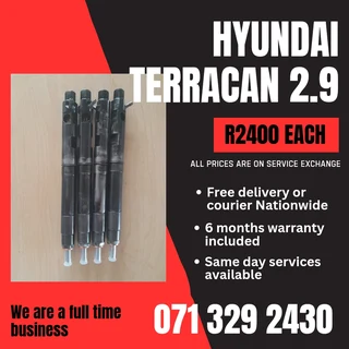 Hyundai Terracan 2.9 Injectors For Sale With Warranty