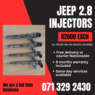 Jeep 2.8 Diesel Injectors For Sale With Warranty
