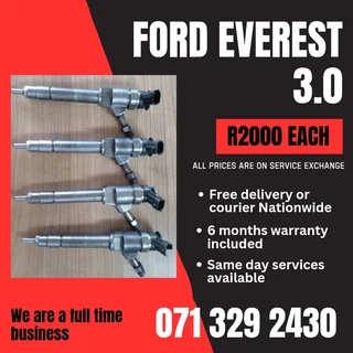 Ford Everest 3.0 Diesel Injectors For Sale With Warranty