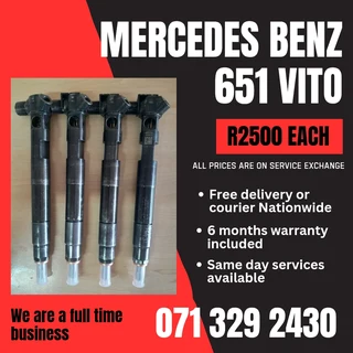 Mercedes Benz Vito 651 Diesel Injectors For Sale With Warranty
