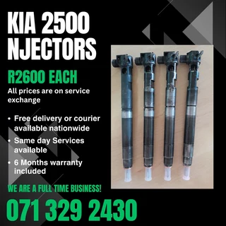 Kia 2500 Diesel Injectors For Sale With Warranty