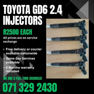 Toyota Gd6 2.4 Diesel Injectors For Sale With Warranty