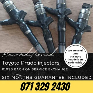 Toyota Prado Injectors For Sale With Warranty