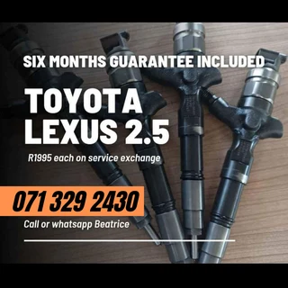Toyota Lexus Injectors For Sale With Warranty