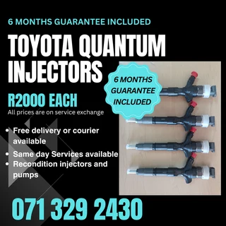Toyota Quantum Diesel Injectors For Sale With Warranty