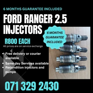 Ford Ranger 2.5 Injectors For Sale With Warranty