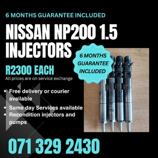 Nissan Np200 1.5 Injectors For Sale With Warranty