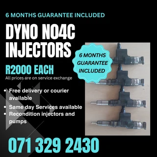 Dyno N04c Injectors For Sale With Warranty