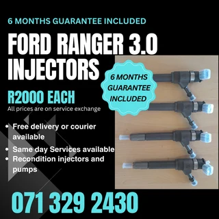 Ford Ranger 3.0 Injectors For Sale With Warranty