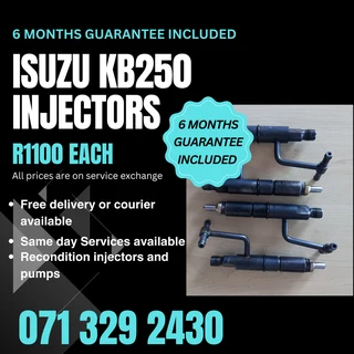 Isuzu Kb250 Injectors For Sale With Warranty