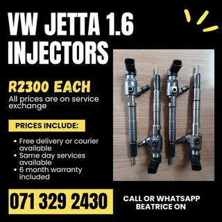 Vw Jetta 1.6 Injectors For Sale With Warranty