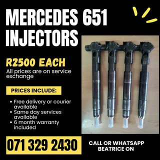 Mercedes Benz Sprinter 651 Injectors For Sale With Warranty