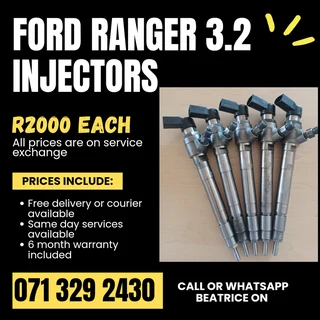Ford Ranger 3.2 Injectors For Sale With Warranty