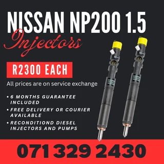 Nissan Np200 1.5 Diesel Injectors For Sale With Warranty