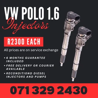 Vw Polo 1.6 Injectors For Sale With Warranty
