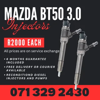 Mazda Bt50 3.0 Injectors For Sale With Warranty
