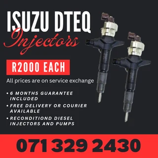 Isuzu Dteq Injectors For Sale With Warranty