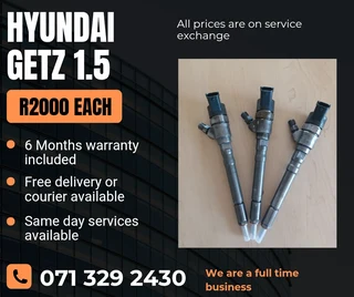 Hyundai Getz 1.5 Diesel Injectors For Sale With Warranty