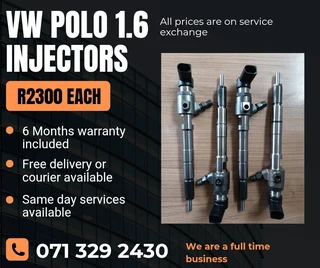 Vw Polo 1.6 Diesel Injectors For Sale With Warranty