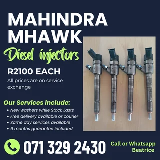 Mahindra Mhawk Injectors For Sale With Warranty