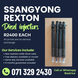 Ssangyong Rexton Diesel Injectors For Sale With Warranty