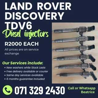 Land Rover Discover Tdv6 Injectors For Sale With Warranty