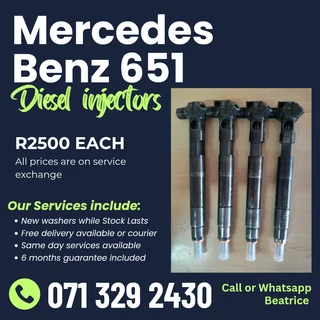 Mercedes Benz 651 Injector For Sale With Warranty