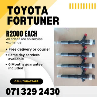Toyota Fortuner Injectors Fpr Sale With Warranty