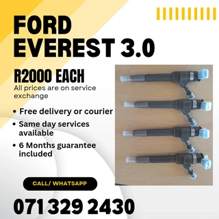 Ford Everest 3.0 Injectors For Sale With Warranty