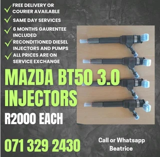 Mazda Bt50 3.0 Injectors For Sale With Warranty